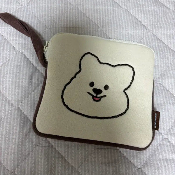 [BUNJANG] Youngyi Forest Face Pouch / 영이의숲 얼굴 파우치