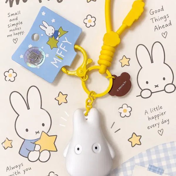 [BUNJANG] Authentic Miffy Ghost Keychain (B-Grade) / 정품 미피 유령 키링 새상품 B급