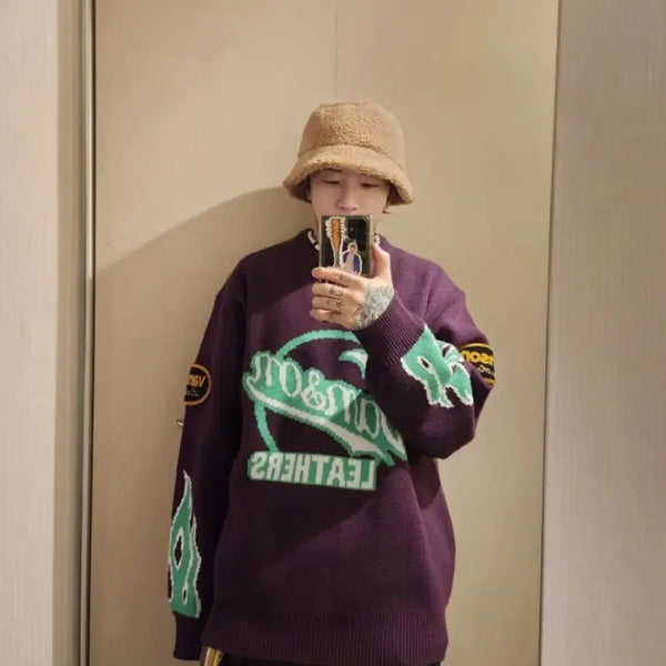 [BUNJANG] Supreme Vanson Collaboration Knit Sweater (L) / 슈프림 밴슨 니트 L 팝니다