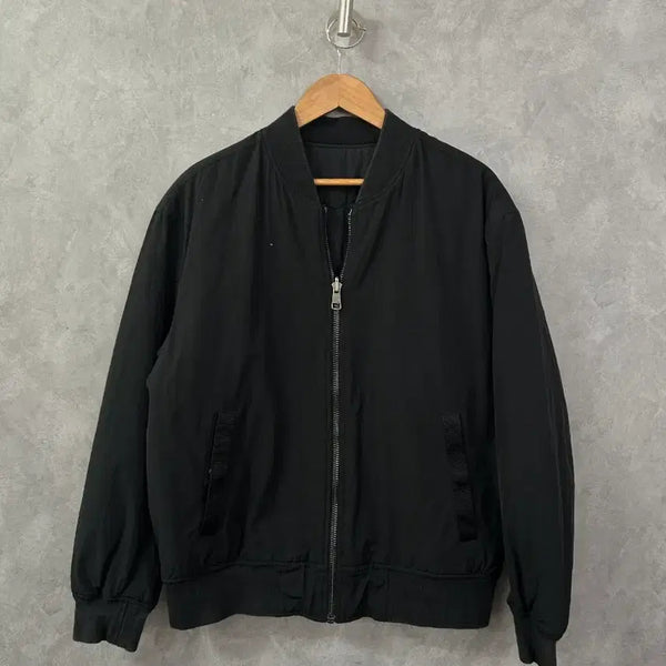 [BUNJANG] Calvin Klein CK Black Denim Bomber Jacket L / 켈빈클라인 CK 진 블랙 항공 점퍼 L