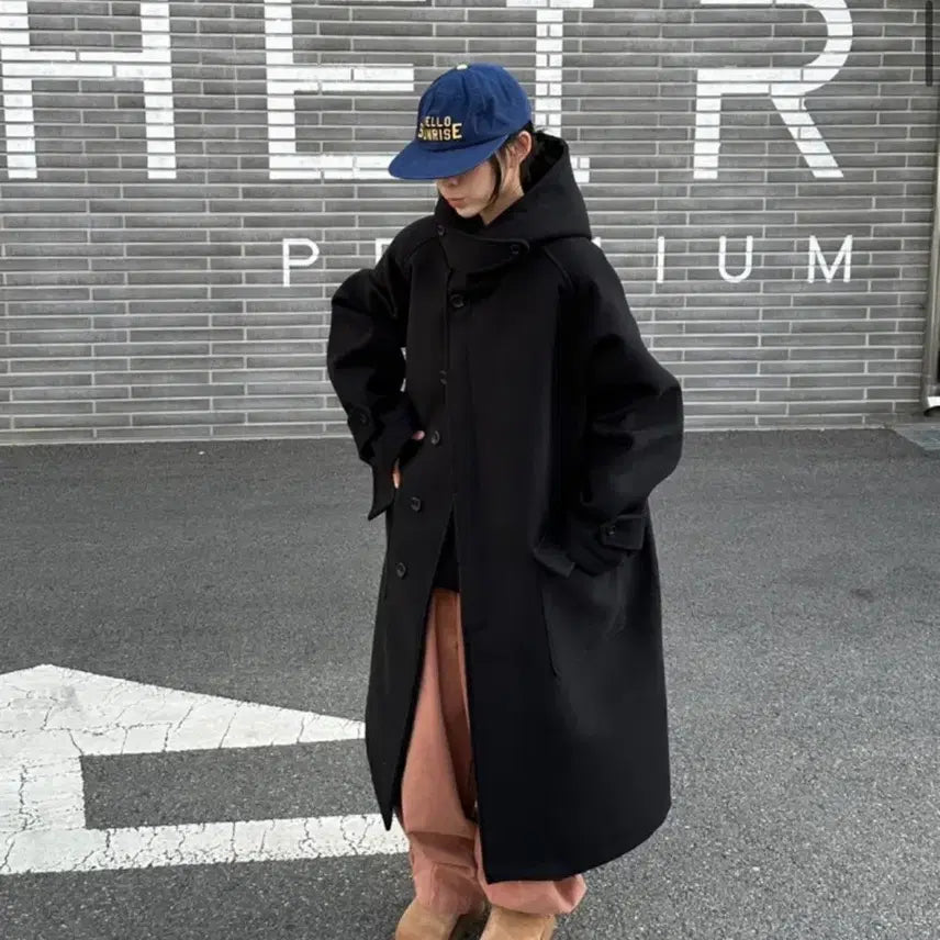 [BUNJANG] Slo Hooded Coat / 슬로 후드코트