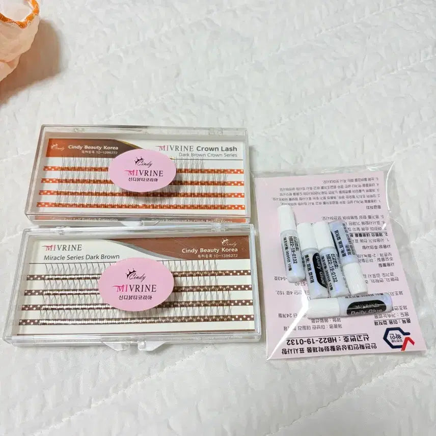 [BUNJANG] Mivlin Eyelashes + Mini Glue Set / 미브린속눈썹+미니글루세트