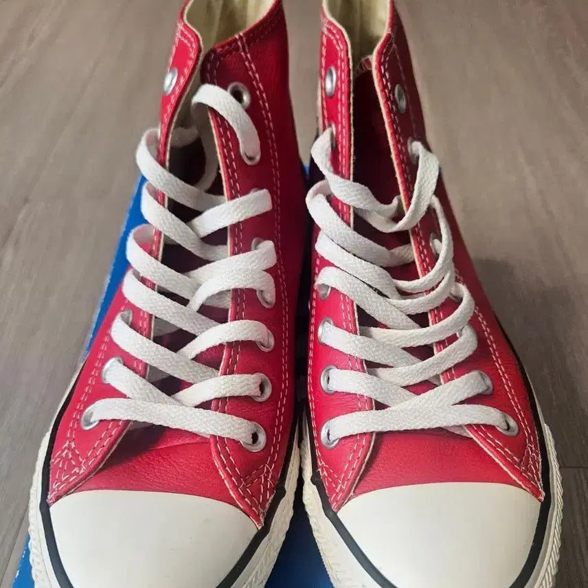 [BUNJANG] Converse All Star High Leather Sneakers / 컨버스 올스타 하이 레더