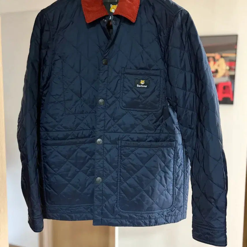 [BUNJANG] Barbour x Maison Kitsuné Quilted Jacket / (M) 바버 x 키츠네 퀼팅 자켓
