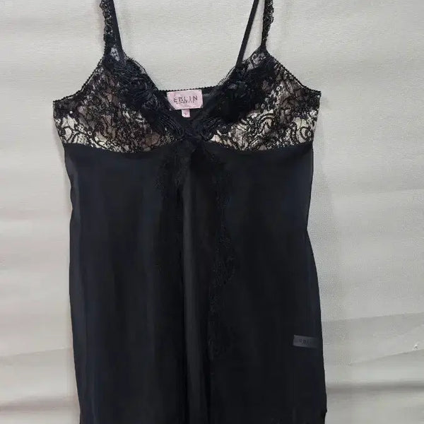 [BUNJANG] Eblin Black Lace Slip - Size S / 에블린 레이스 슬립 블랙S