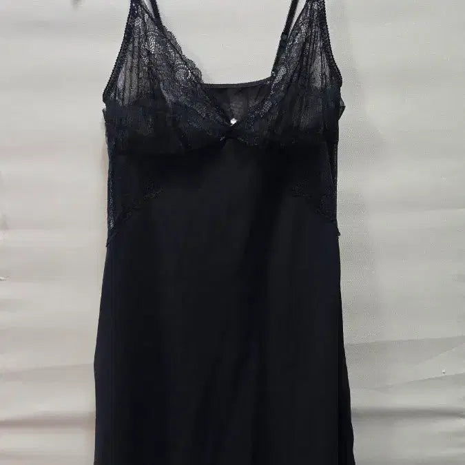 [BUNJANG] Lace Detail Black Slip S / 레이스 슬립 블랙S