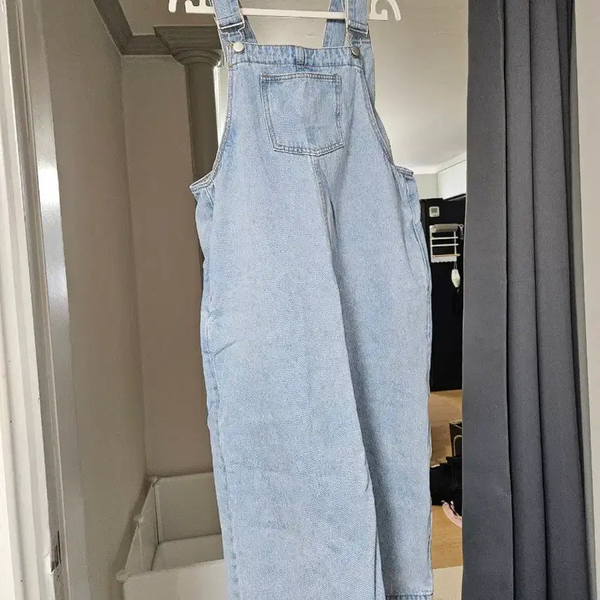 [BUNJANG] Light Wash Denim Midi Dress / 연청 데님 원피스