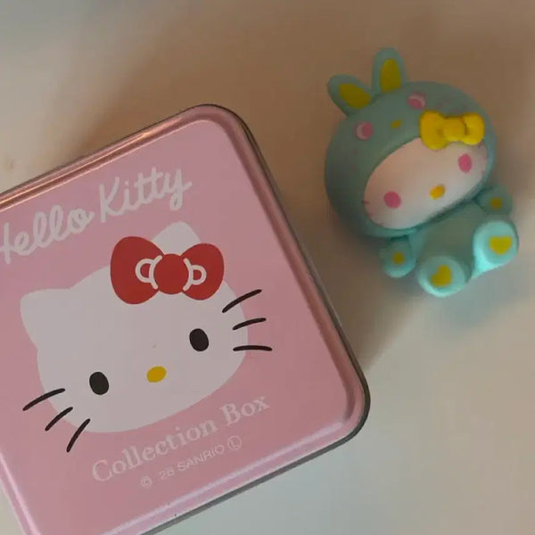 [BUNJANG] Hello Kitty Tin Case Figure Set / 틴케이스 키티 피규어 세트
