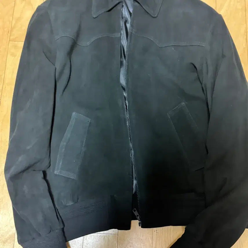 [BUNJANG] Rolling Studio Suede Blouson Jacket XL / 롤링스튜디오 스웨이드 블루종 (XL)