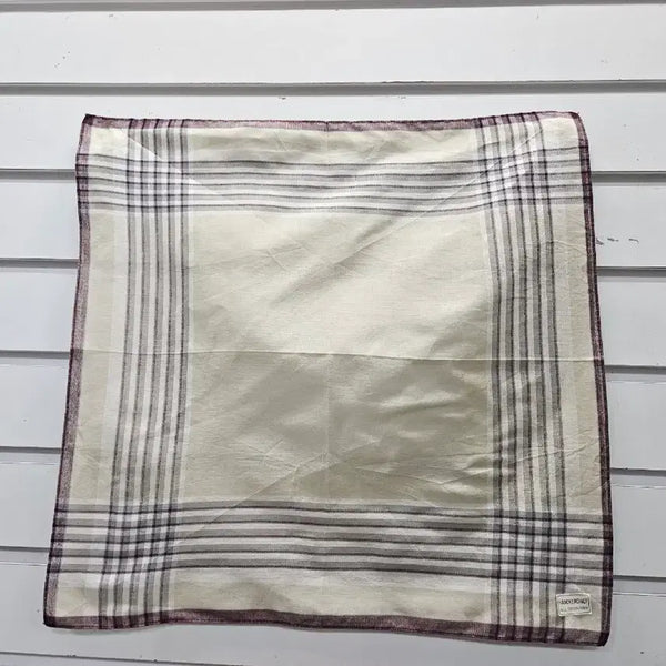 [BUNJANG] Checkered Handkerchief Unused / 체크무늬  손수건/미사용/보물찾기천사