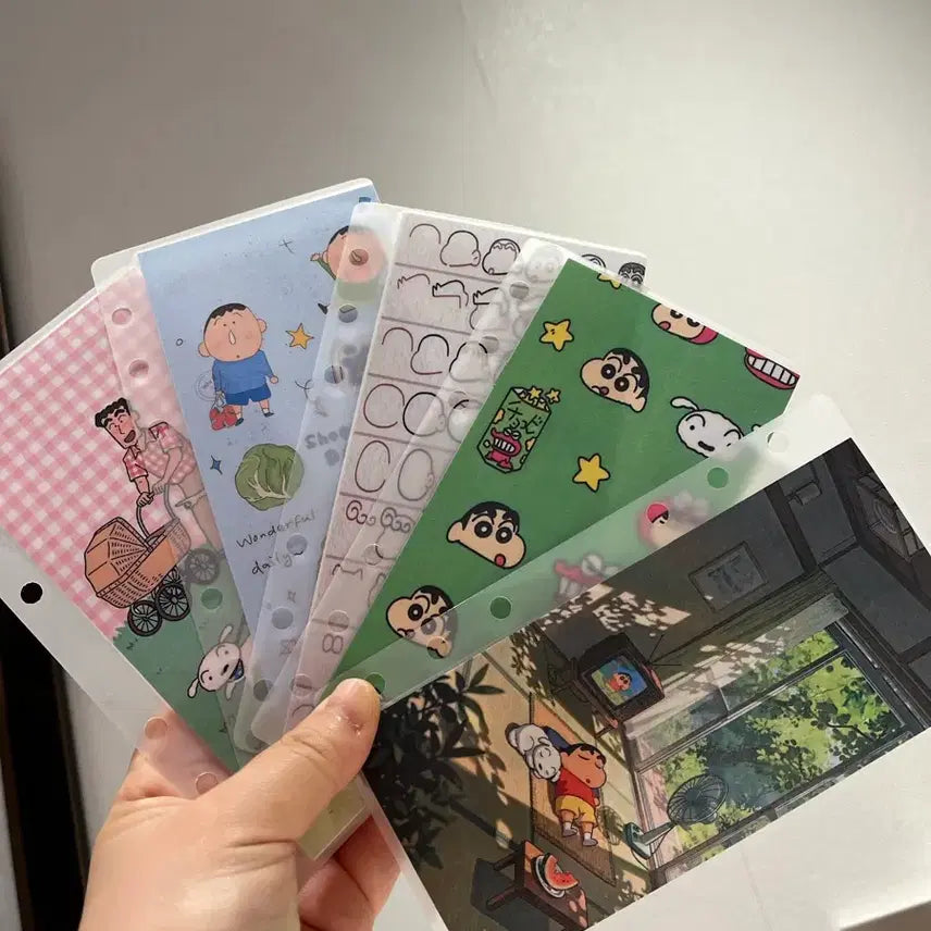 [BUNJANG] A6 6-Ring Cash Binder Refill Pages / 현금바인더 속지 a6 6구