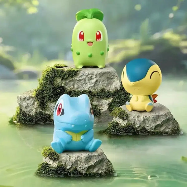[BUNJANG] Pokemon 30th Anniversary Generation 2 Starters Figure Set / 포켓몬스터 30주년 2세대 스타팅 피규어