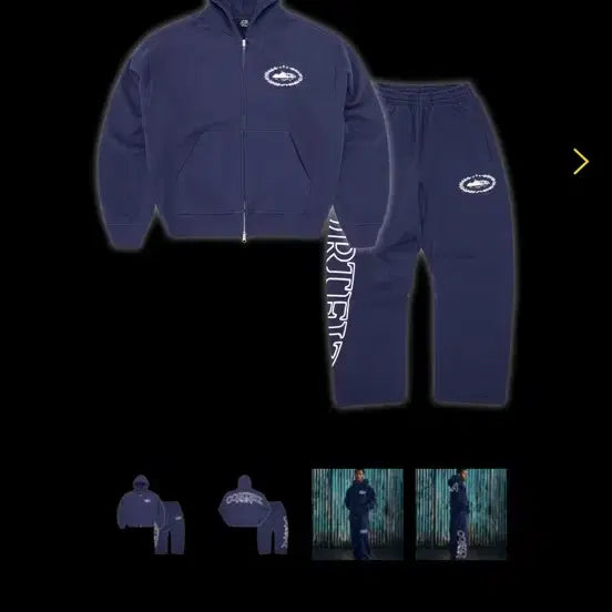 [BUNJANG] Corteiz Superior Royal Hoodie Setup Set / 코르테이즈 슈페리어 로얄 후드 셋업