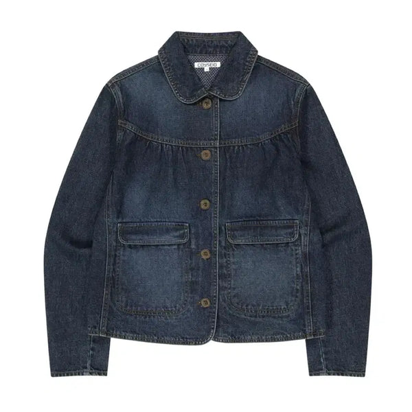 [BUNJANG] Koiseo Deep Denim Jacket Navy / 코이세이오 딥 데님 자켓 DEEP DENIM JACKET NAVY