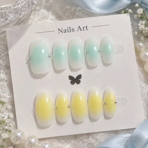 [BUNJANG] Chic Piercing Nail Tips / 치크피어싱 네일팁(색상변경가능)