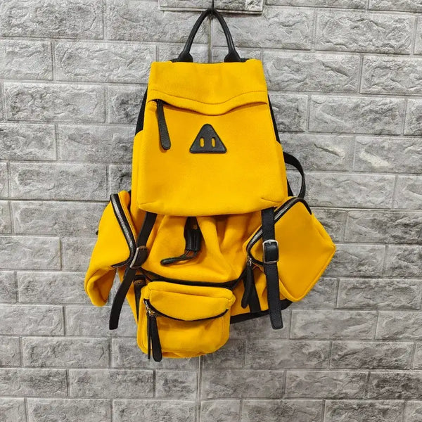 [BUNJANG] SYSTEM Yellow Backpack (45*35) / 시스템(SYSTEM)의 옐로우 백팩 사이즈 45*35