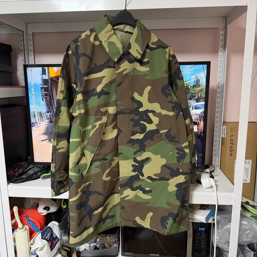 [BUNJANG] Oliver Lab Service Camouflage Layer Coat (M) / M) 올리버드랩서비스 레이어 코트