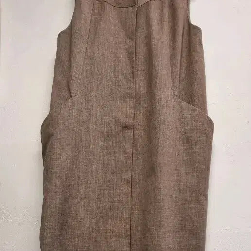 [BUNJANG] BERTI Linen-Feel 100% Wool Long Vest / 66~마른77)BERTI 베르띠 린넨느낌 롱베스트