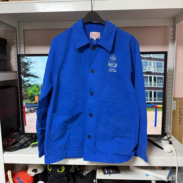 [BUNJANG] Aeca White French Work Jacket / 에이카화이트 프렌치 워크자켓