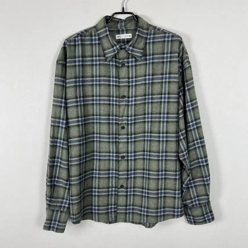 [BUNJANG] Zara Overfit Check Shirt / 자라 오버핏 체크 셔츠 남방 남XL 라덴 빈티지