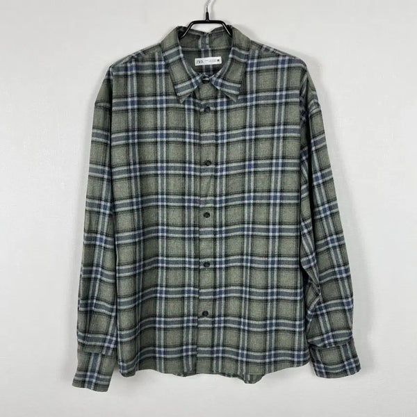 [BUNJANG] Zara Overfit Check Shirt / 자라 오버핏 체크 셔츠 남방 남XL 라덴 빈티지