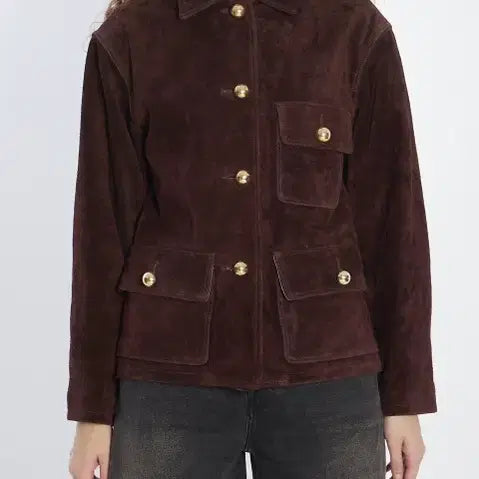[BUNJANG] ARMA ROSIA Suede Jacket SHIRAZ / [아르마] 여성 로시아(ROSIA) 스웨이드 자켓 008L256068 SHIRAZ