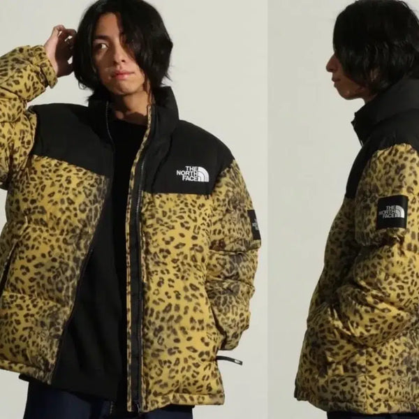 [BUNJANG] The North Face Leopard Novelty Nupse Down Jacket / 노스페이스 레오파드 노벨티 눕시 다운 자켓