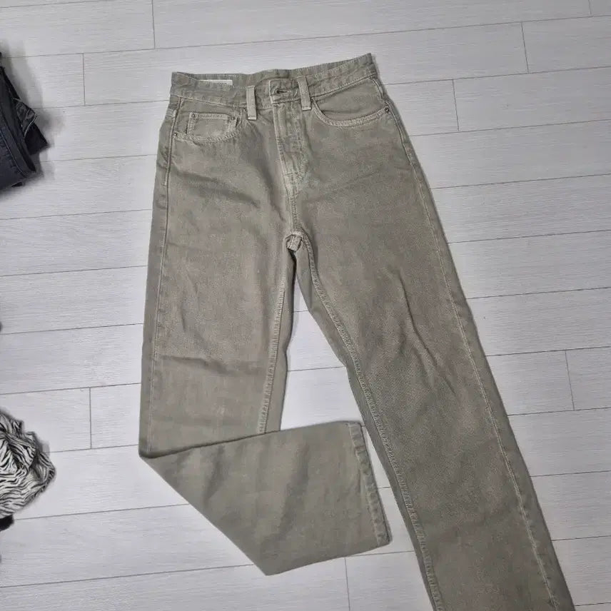[BUNJANG] ZARA Khaki Denim Pants / 자라 카키색 데님 바지