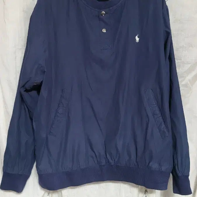 [BUNJANG] Polo Ralph Lauren Navy Warm-up Jacket L / 폴로 랄프로렌 웜업 네이비 자켓 L