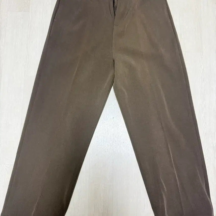 [BUNJANG] Trillion Winter Lined Slacks - Dark Brown / 트릴리온 기모 슬랙스 겨울 바지 다크브라운