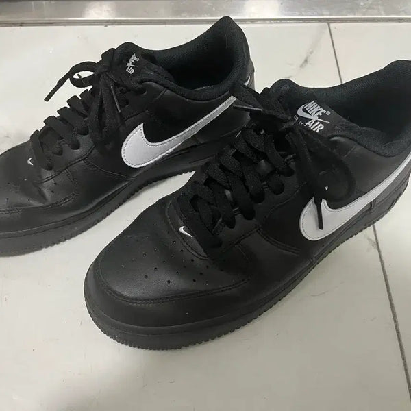 [BUNJANG] Nike Air Force 1 Black Low / (키스에이프 착용)나이키 에어포스원 블랙 로우 검흰