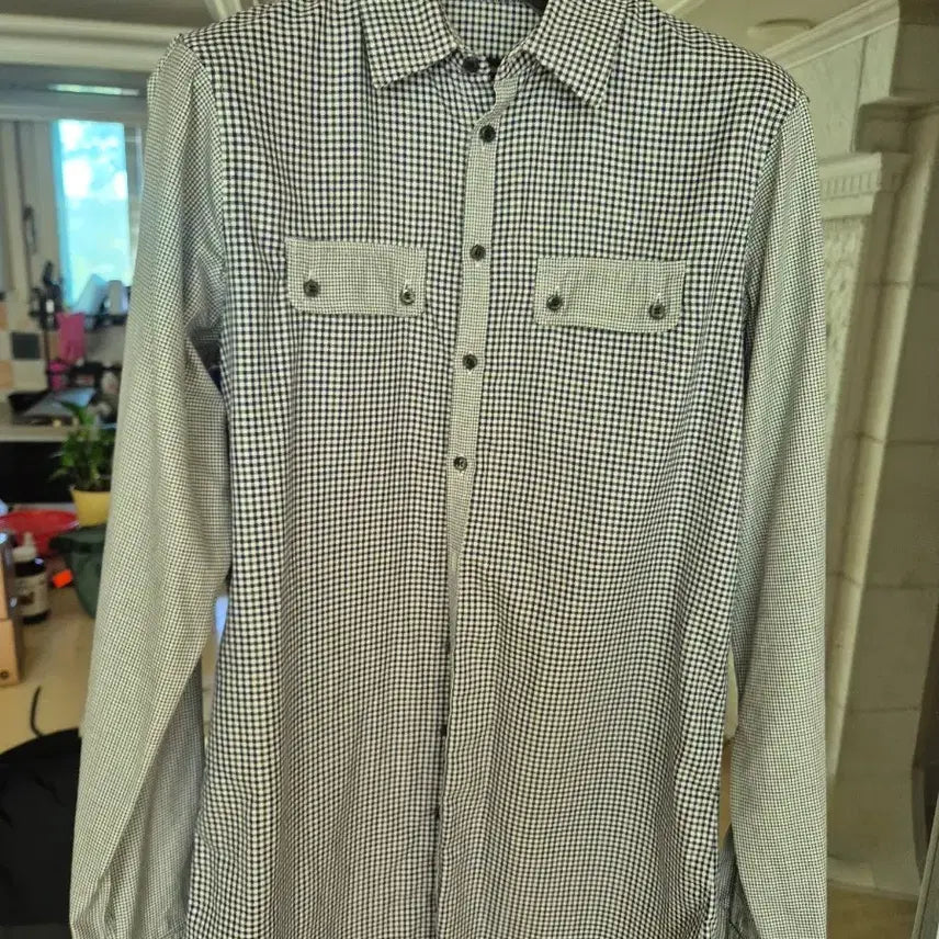 [BUNJANG] DSQUARED2 Authentic Check Pattern Dress Shirt / 디스퀘어드 정품 셔츠 남방 48 국내 95-100