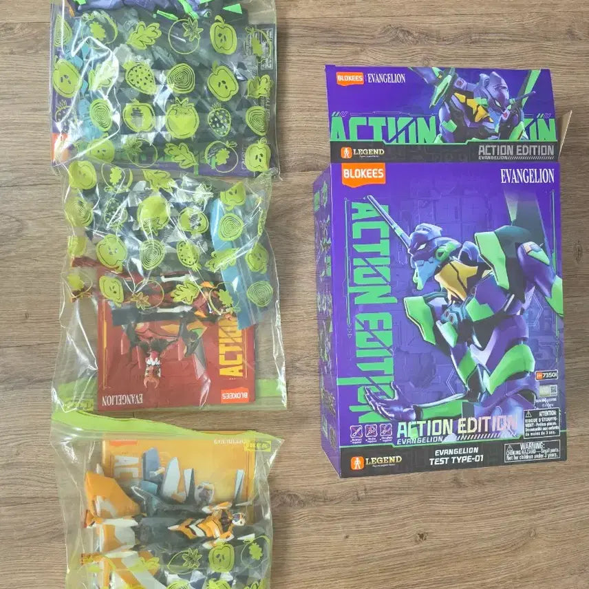 [BUNJANG] Blocky Evangelion 3-Set (Pre-assembled) / [가조립] 블로키 에반게리온 3종세트