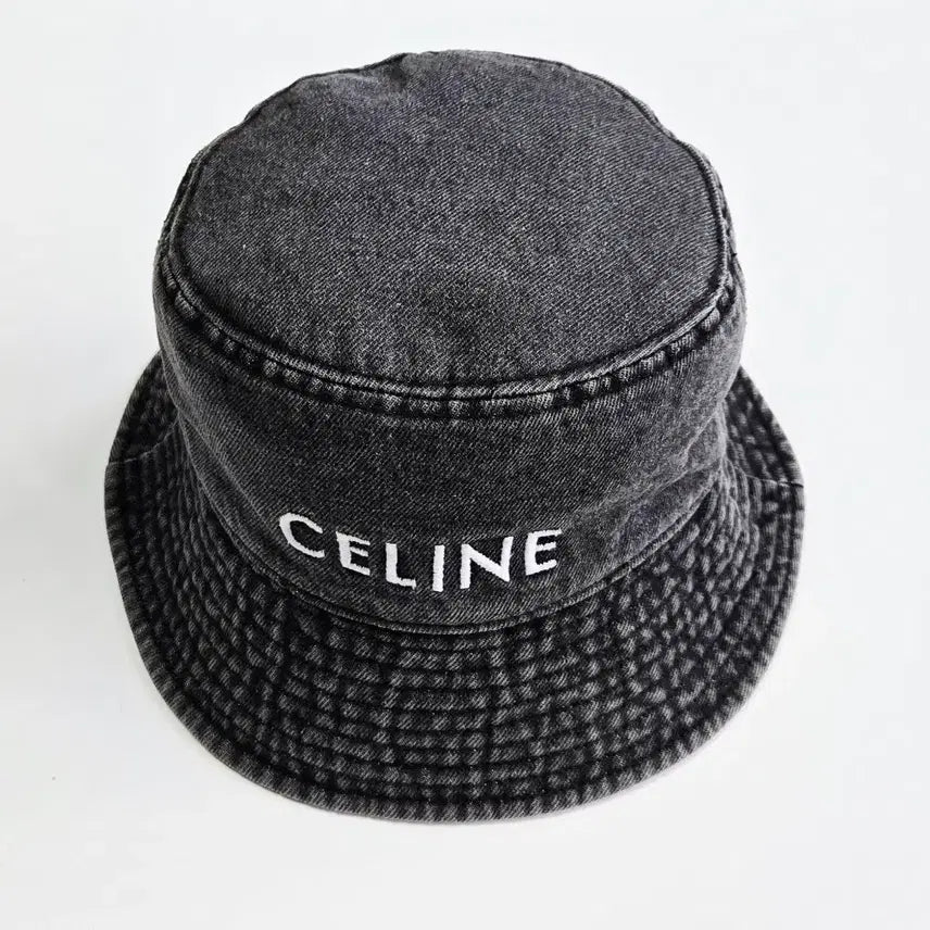 [BUNJANG] Celine Black Denim Bucket Hat M / 셀린느 버킷햇 블랙데님흑청 M