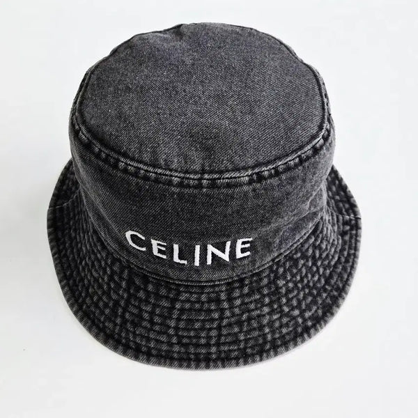 [BUNJANG] Celine Black Denim Bucket Hat M / 셀린느 버킷햇 블랙데님흑청 M