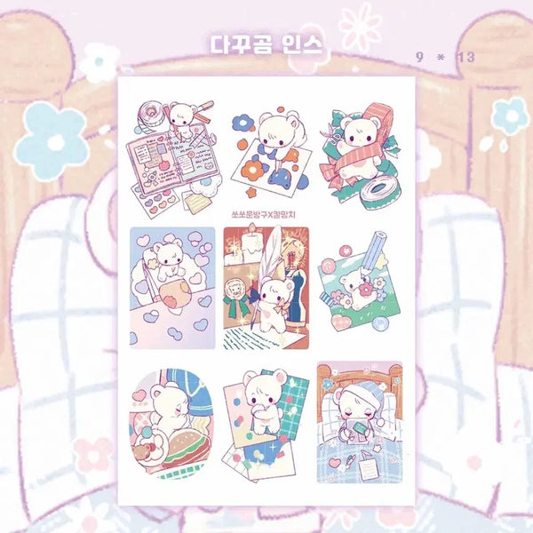 [BUNJANG] Dakkugom Stickers / 칼망치님 ) 다꾸곰 인스