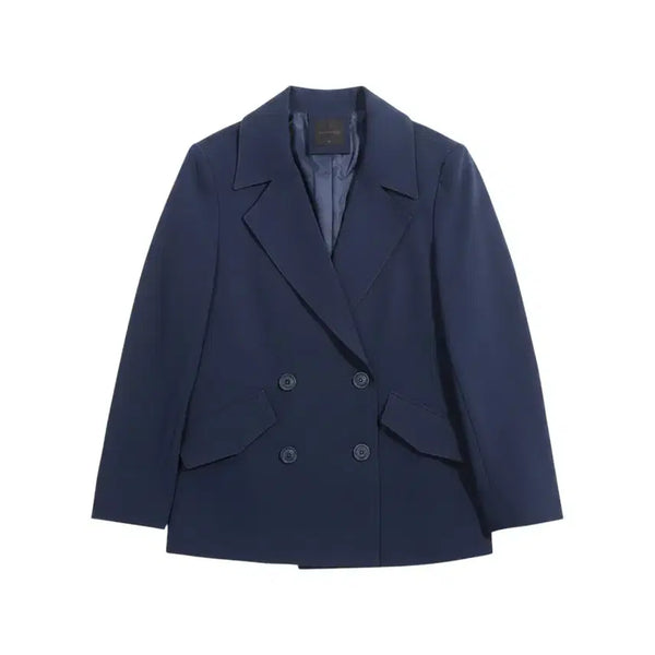 [BUNJANG] Flamingo Navy Tailored Jacket / 여성66/ 플라밍고 네이비 테일러드 자켓NV 10-99