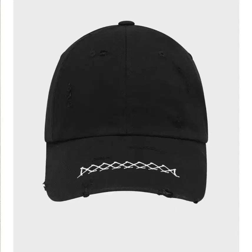 [BUNJANG] Junne Destroyed Damage Ball Cap Hat / Free ) 준느 junne 초판 디스트로이드 데미지 볼캡 모자