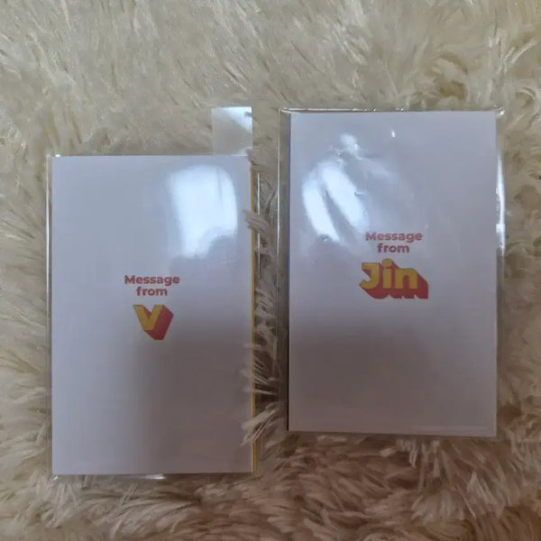 [BUNJANG] BTS V, Jin Message Card Bundle Set / BTS 뷔, 진 메세지 카드 일괄