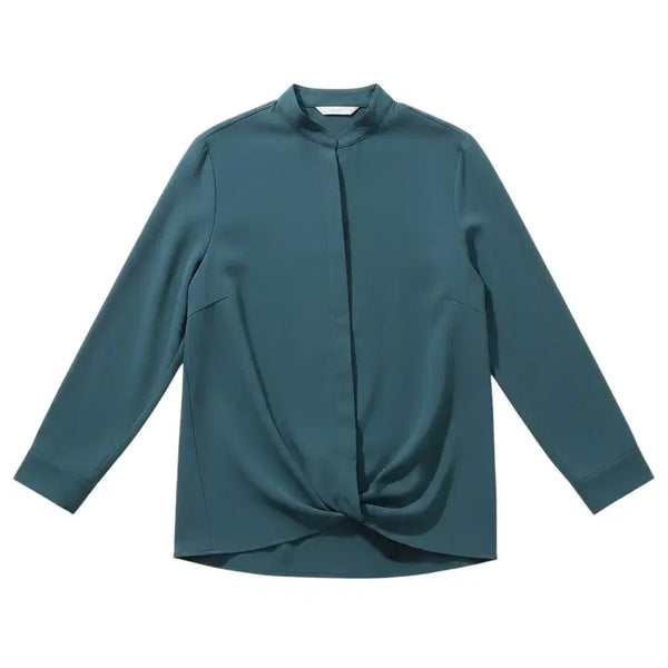 [BUNJANG] Melisea Deep Green Shirt Blouse (Women's Size 55) / 여성55/ melisea 딥그린 셔츠 블라우스 10-111
