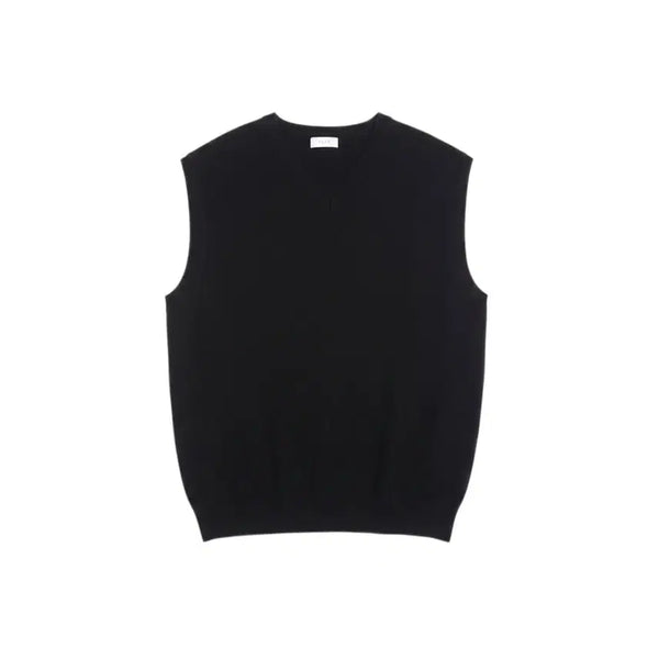 [BUNJANG] Women's Black V-Neck Knit Vest / 여성F/ road 블랙 브이넥 니트조끼 10-112