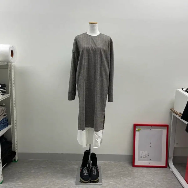 [BUNJANG] RECTO Check Long Dress / [렉토] 체크 롱 원피스