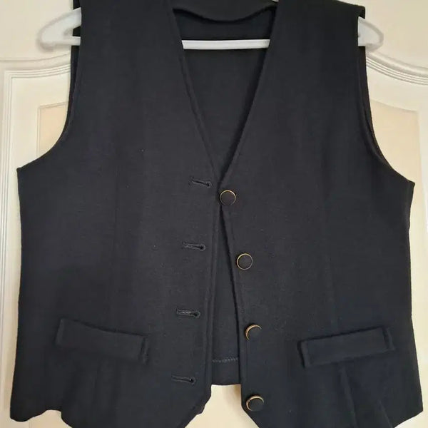 [BUNJANG] Celavi Edition Black Vest 90 / 순모 셀렙샵 에디션 블랙 베스트 90