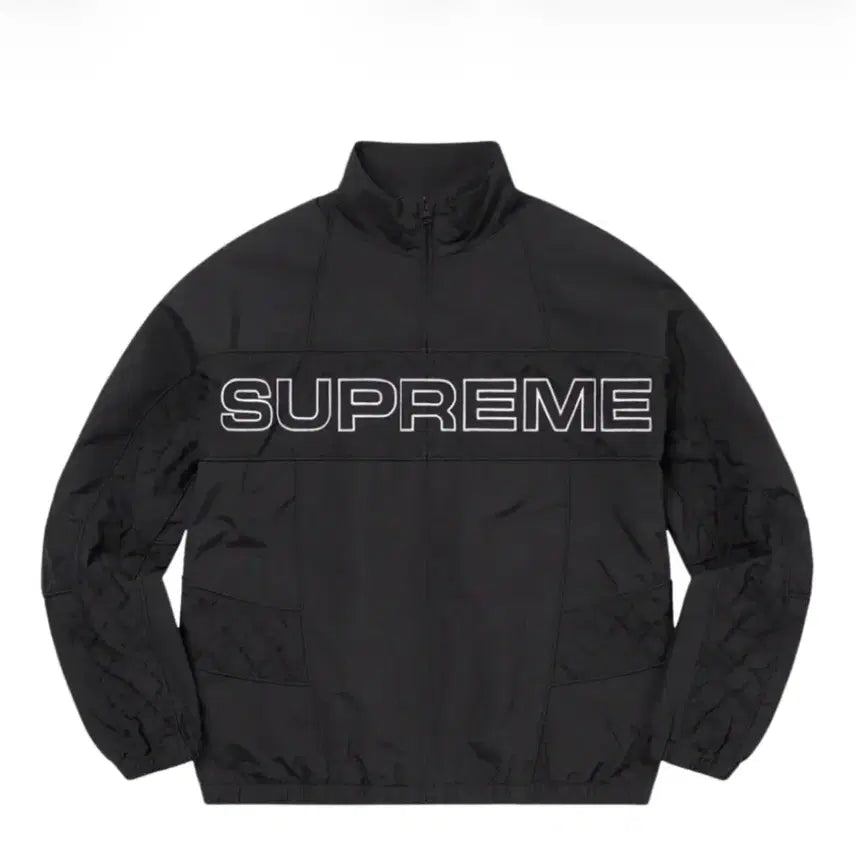 [BUNJANG] Supreme Jacquard Panel Track Jacket / 슈프림 자카드 패널 트랙자켓 L