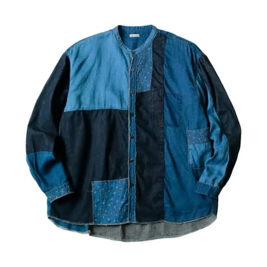 [BUNJANG] Kapital Patchwork Kathmandu Shirt / 캐피탈 패치워크 카트만두 셔츠