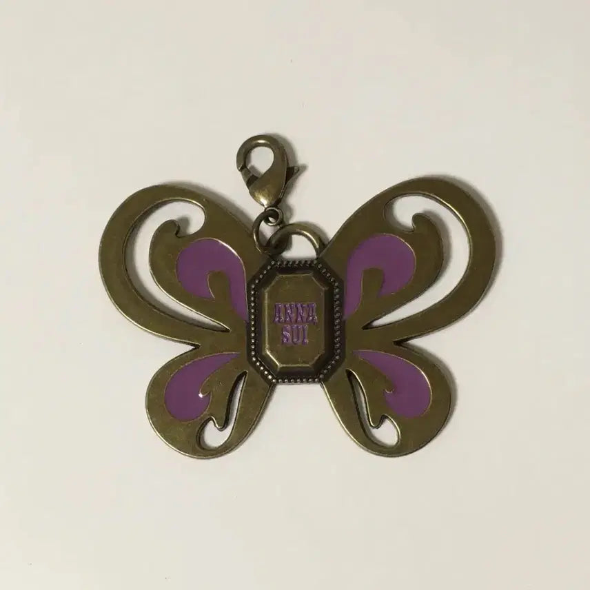 [BUNJANG] Anna Sui Butterfly Charm Keychain / 안나수이 키링 챰