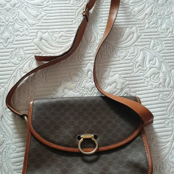 [BUNJANG] Celine Logo Pattern Crossbody Bag / 셀린느 로고 패턴 크로스백