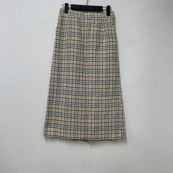 [BUNJANG] STANDING Mix Color Long Skirt / [새상품] STANDING 믹스컬러 롱스커트