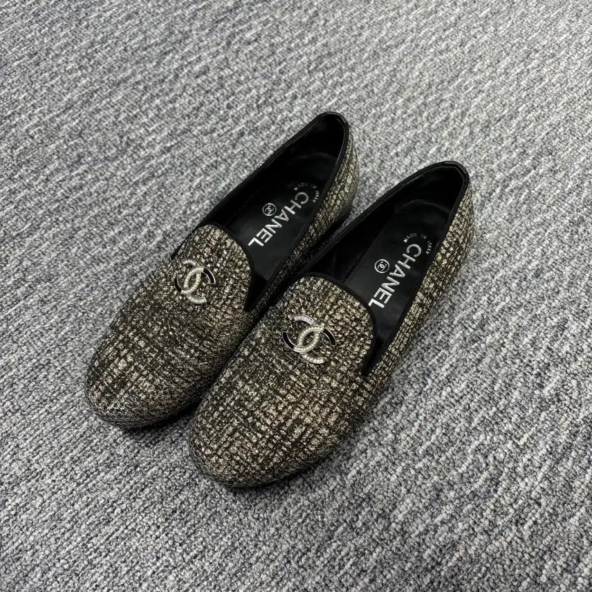 [BUNJANG] Chanel Glitter Ballet Flats / 샤넬 글리터 플랫슈즈
