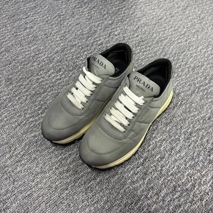 [BUNJANG] Prada Signature Nylon Sneakers / 프라다 시그니쳐 나일론 스니커즈